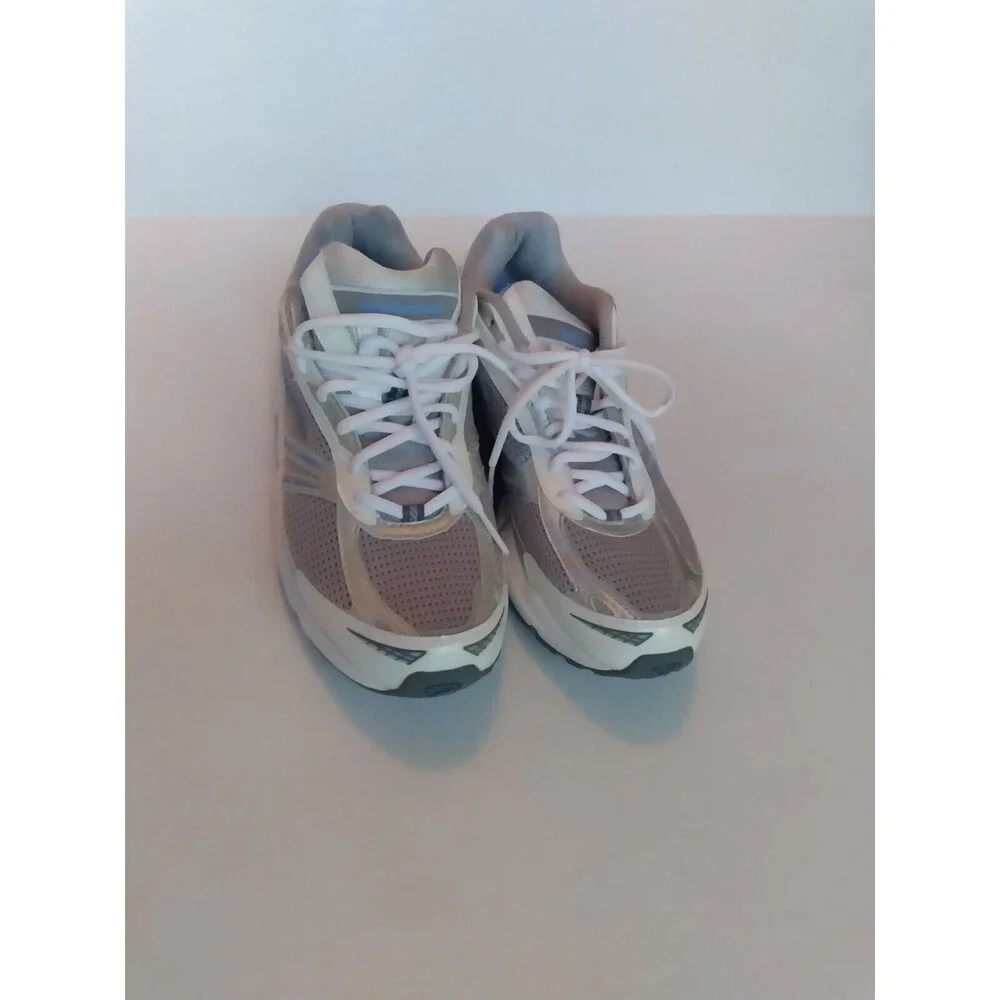 Athletic Running Shoes Mesh Breathable Training Sneakers Grey‎ & White
